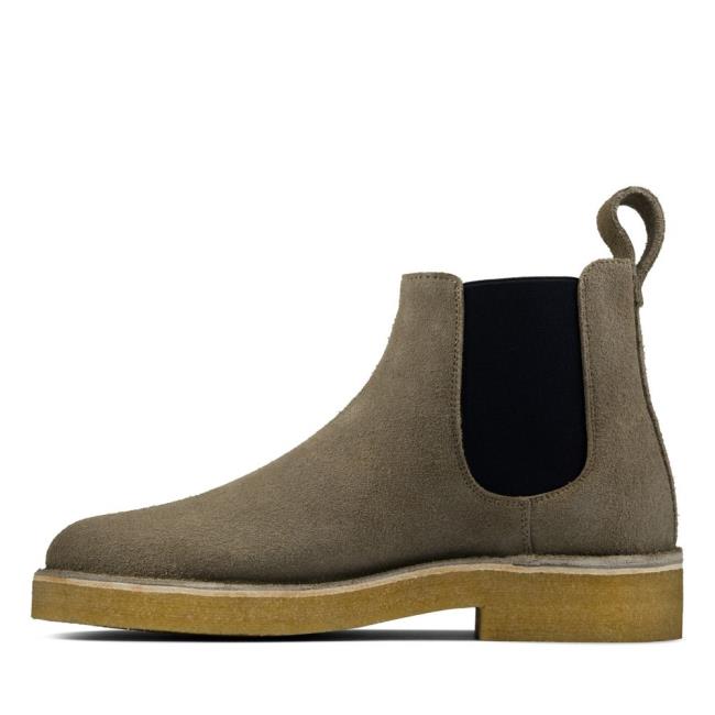 Originals Botas Clarks Desert Chelsea 2 Hombre Gris | CLK780RAW