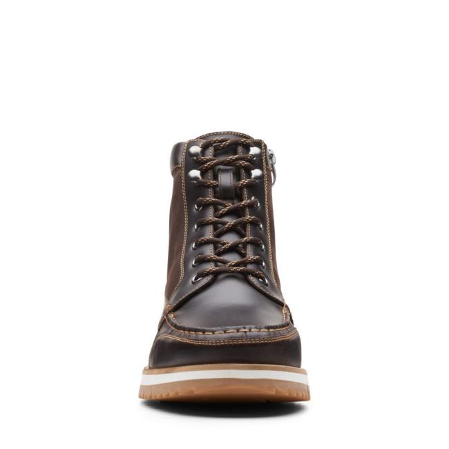 Originals Botas Clarks Durston Hi Hombre Marrones Oscuro | CLK623GJI