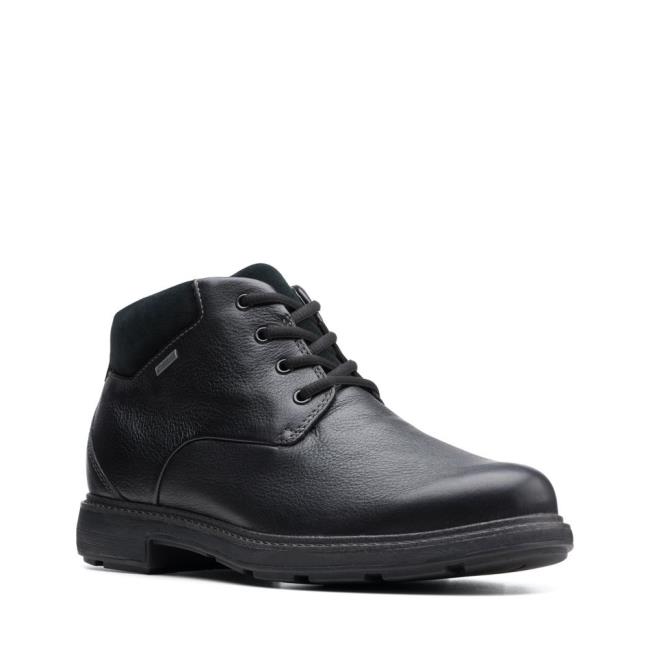 Originals Botas Clarks Un Tread Up GORE-TEX 2 Hombre Negras | CLK463XNO