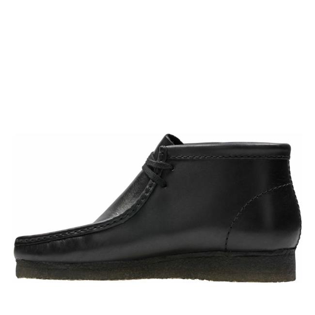 Originals Botas Clarks Wallabee Boot Hombre Negras | CLK120EFC