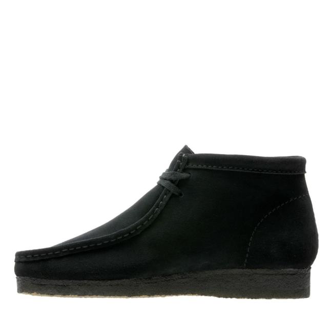 Originals Botas Clarks Wallabee Boot Hombre Negras | CLK256KXS