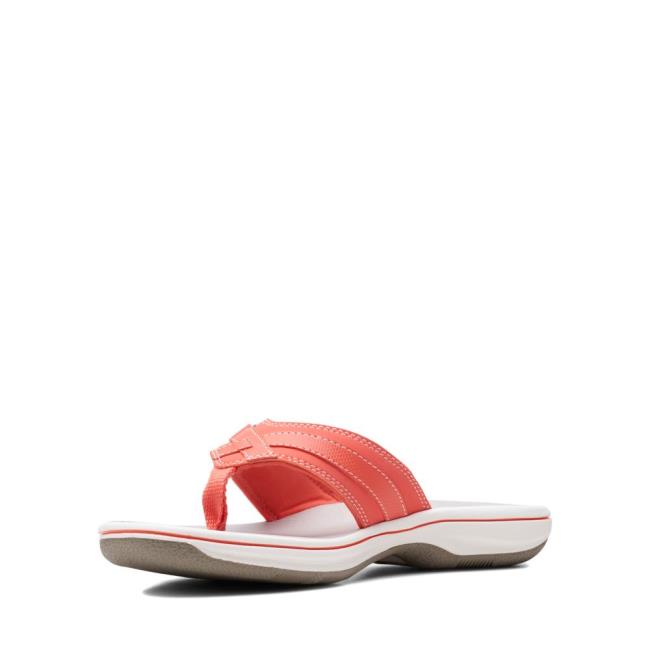 Sandalias Clarks Brinkley Sea Mujer Coral Claro | CLK897NBE