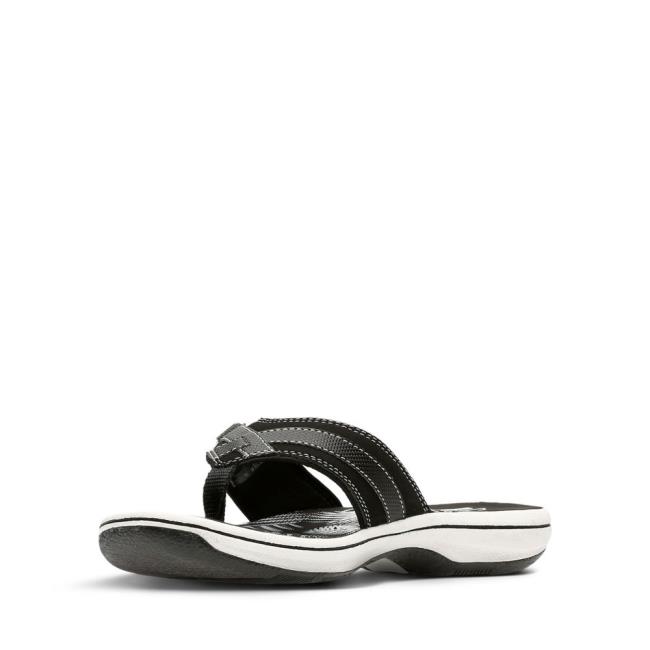 Sandalias Clarks Brinkley Sea Mujer Negras | CLK890GMC