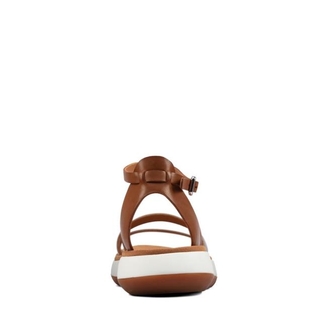 Sandalias Clarks Jemsa Correa Mujer Naranjas Claro | CLK850KUY