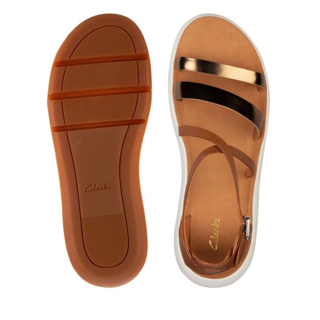 Sandalias Clarks Jemsa Correa Mujer Naranjas Claro | CLK850KUY