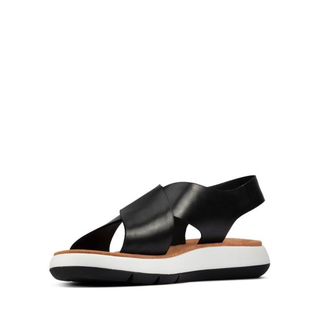 Sandalias Clarks Jemsa Cross Mujer Negras | CLK743INE