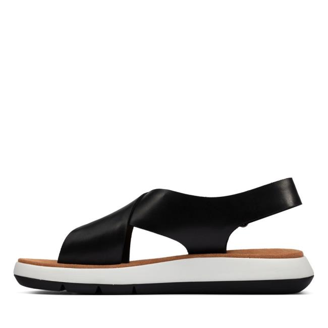 Sandalias Clarks Jemsa Cross Mujer Negras | CLK743INE