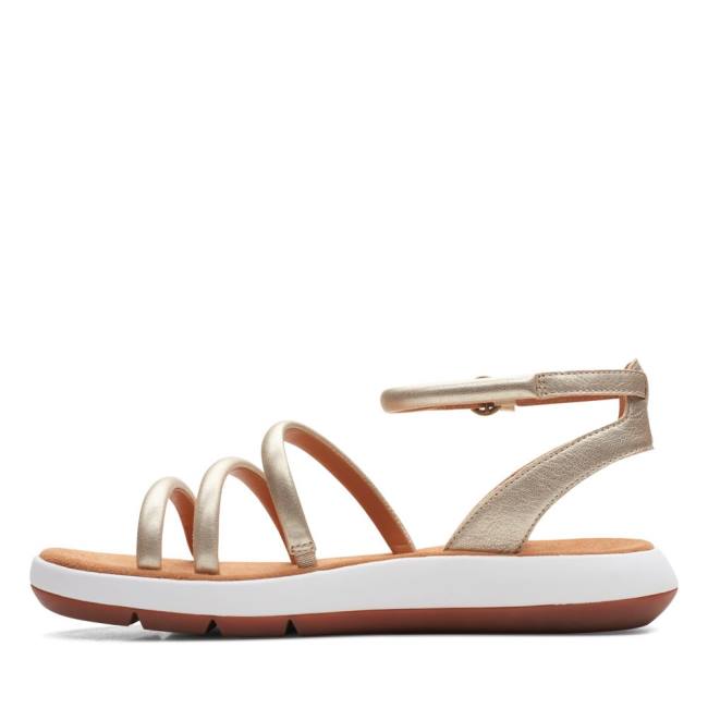 Sandalias Clarks Jemsa Estilo Mujer Sliver | CLK219OKX