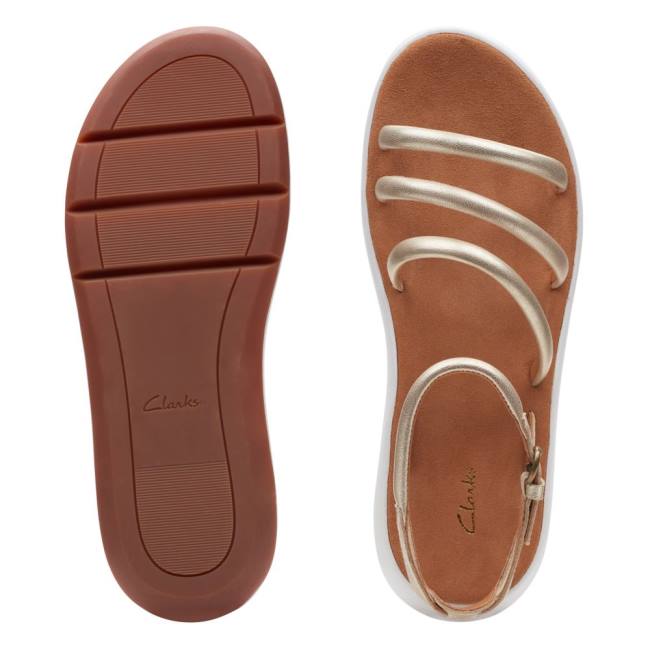 Sandalias Clarks Jemsa Estilo Mujer Sliver | CLK219OKX