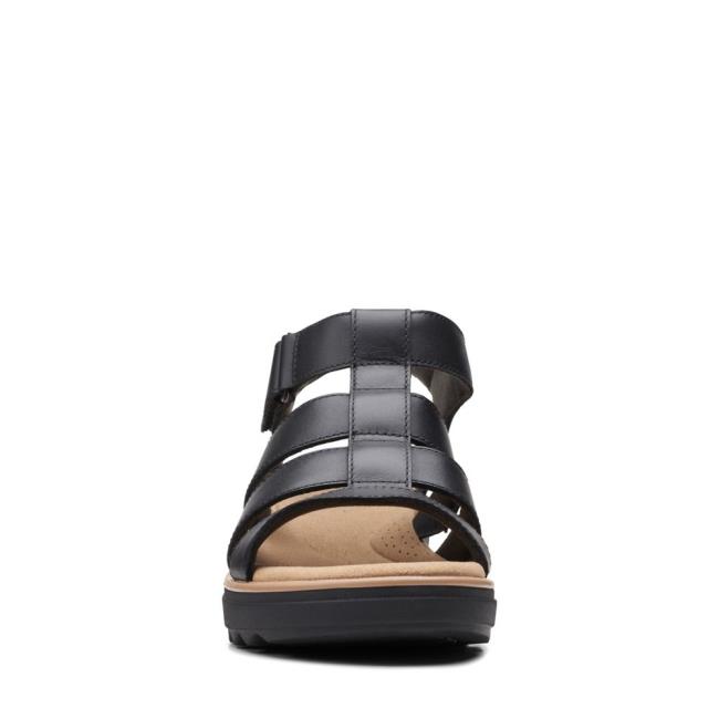 Sandalias Clarks Jillian Quartz Mujer Negras | CLK732SXZ