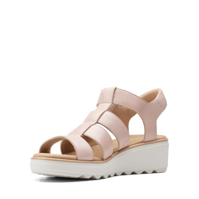 Sandalias Clarks Jillian Quartz Mujer Rosas | CLK918YMZ