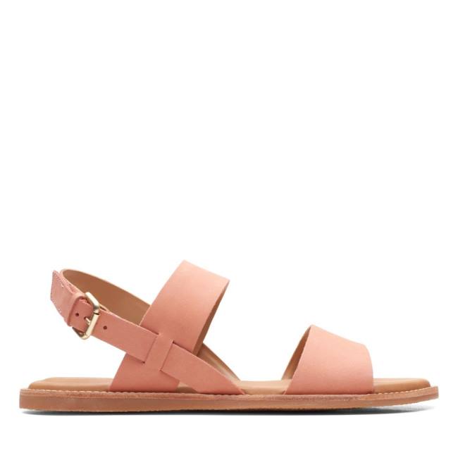 Sandalias Clarks Karsea Correa Mujer Coral Claro | CLK901OTI