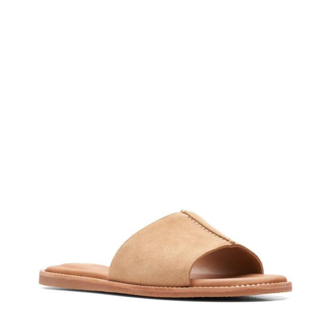 Sandalias Clarks Karsea Mule Mujer Kaki | CLK518HSO