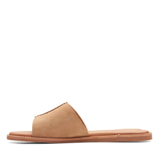 Sandalias Clarks Karsea Mule Mujer Kaki | CLK518HSO