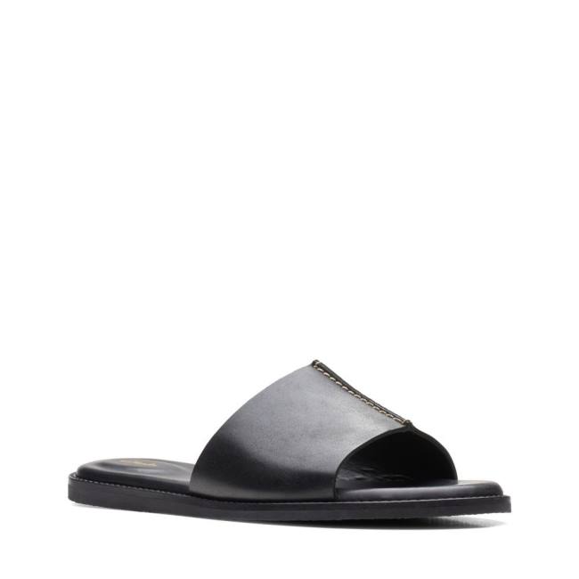 Sandalias Clarks Karsea Mule Mujer Negras | CLK897ELN