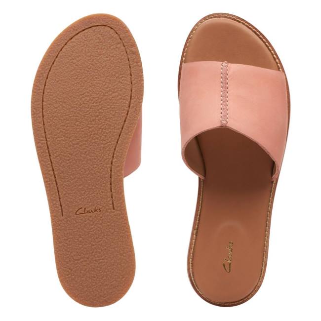 Sandalias Clarks Karsea Mule Mujer Rosas | CLK635QME