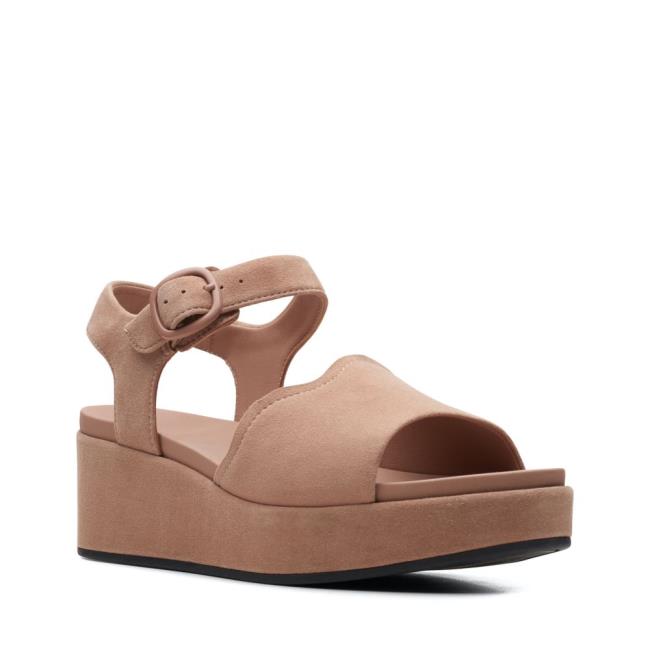 Sandalias Clarks Kimmei Way Mujer Rosas Oscuro | CLK147CIK