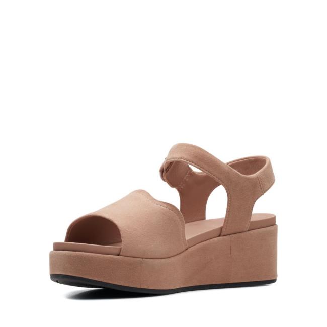 Sandalias Clarks Kimmei Way Mujer Rosas Oscuro | CLK147CIK