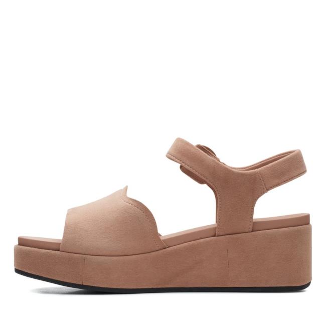 Sandalias Clarks Kimmei Way Mujer Rosas Oscuro | CLK147CIK