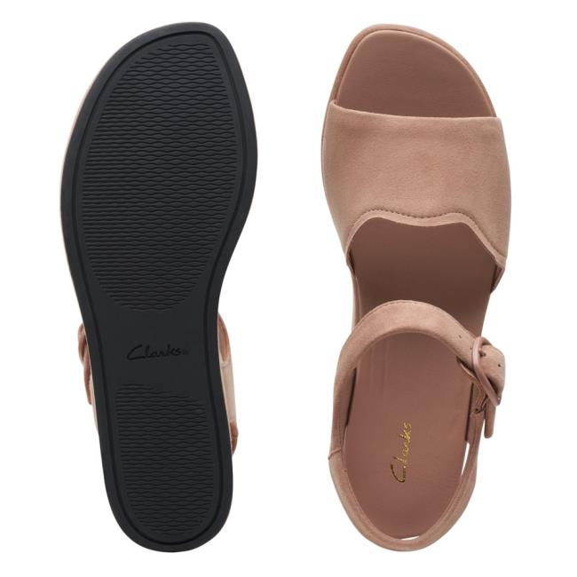 Sandalias Clarks Kimmei Way Mujer Rosas Oscuro | CLK147CIK