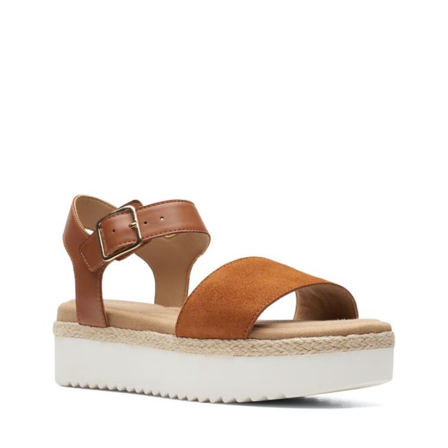 Sandalias Clarks Lana Shore Mujer Marrones Oscuro | CLK438YRE