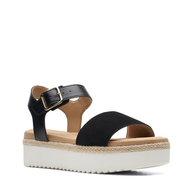 Sandalias Clarks Lana Shore Mujer Negras | CLK804RLO