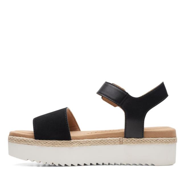 Sandalias Clarks Lana Shore Mujer Negras | CLK804RLO