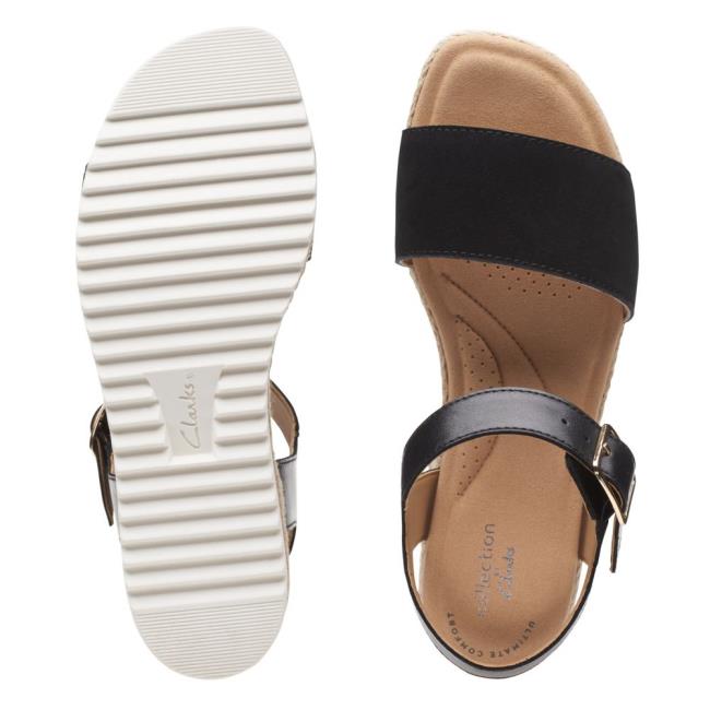 Sandalias Clarks Lana Shore Mujer Negras | CLK804RLO