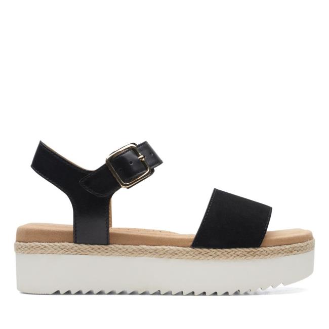 Sandalias Clarks Lana Shore Mujer Negras | CLK804RLO