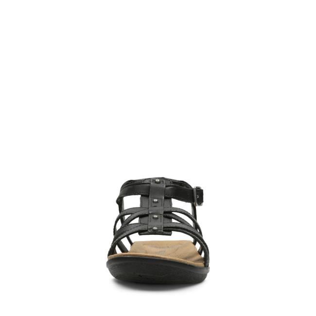 Sandalias Clarks Manilla Bonita Mujer Negras | CLK140AML