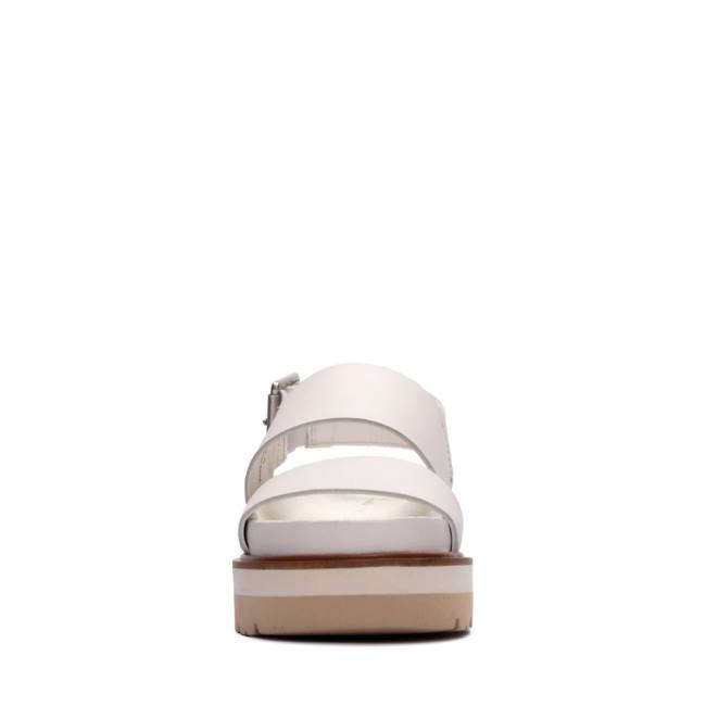 Sandalias Clarks Orianna Correa Mujer Blancas | CLK175NYU