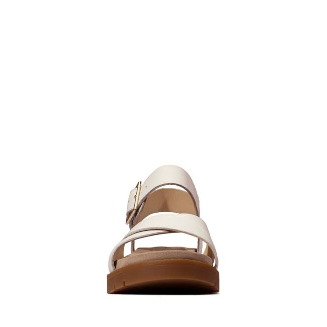 Sandalias Clarks Orinoco Correa Mujer Blancas | CLK469UHD