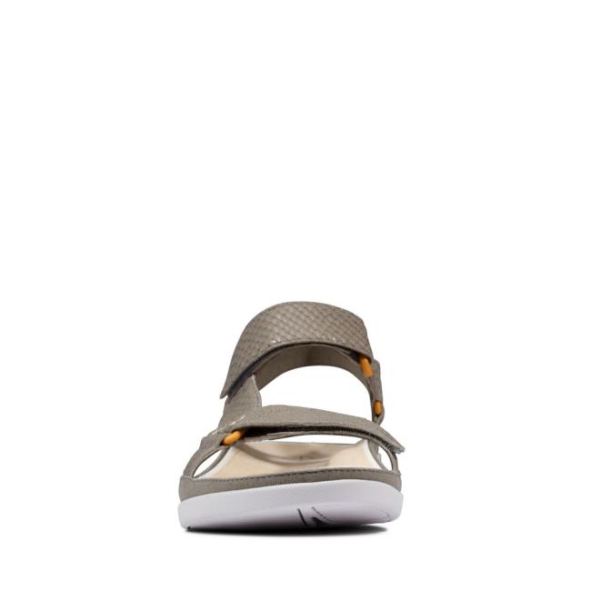 Sandalias Clarks Tri Deportivo Mujer Verde Oliva Serpent | CLK107XBY