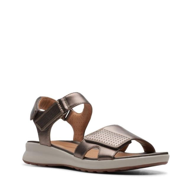 Sandalias Clarks Un Adorn Calm Mujer Gris | CLK713CIO