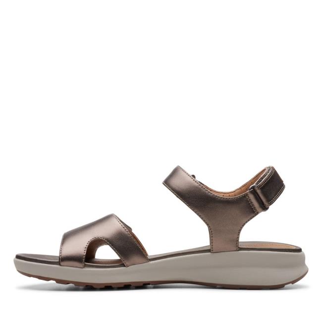 Sandalias Clarks Un Adorn Calm Mujer Gris | CLK713CIO