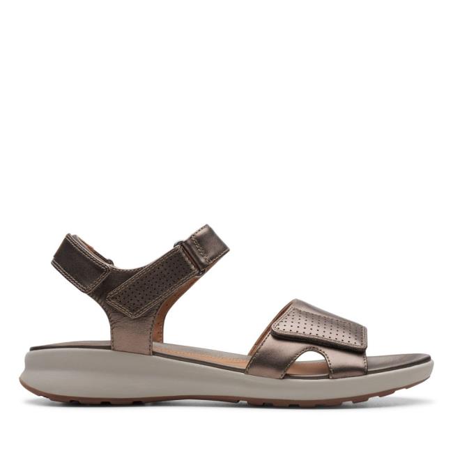 Sandalias Clarks Un Adorn Calm Mujer Gris | CLK713CIO