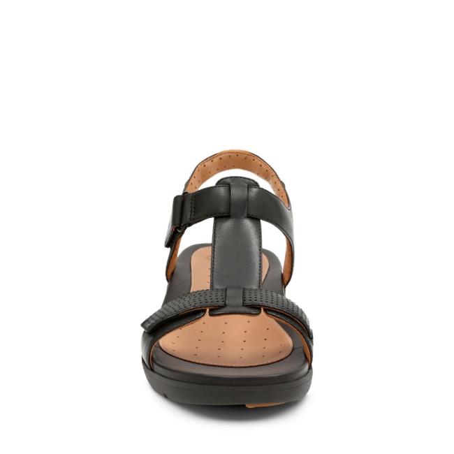 Sandalias Clarks Un Haywood Mujer Negras | CLK491YZF