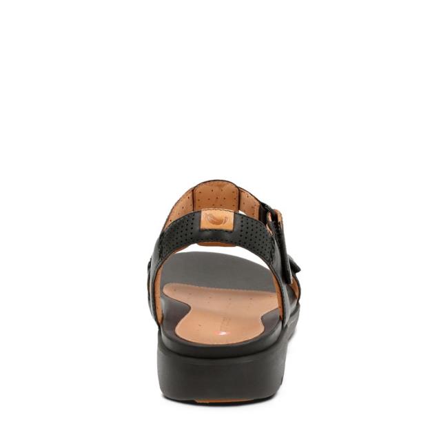 Sandalias Clarks Un Haywood Mujer Negras | CLK491YZF