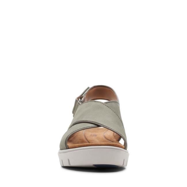 Sandalias Clarks Un Karely Sun Mujer Verde Oliva | CLK985GYD