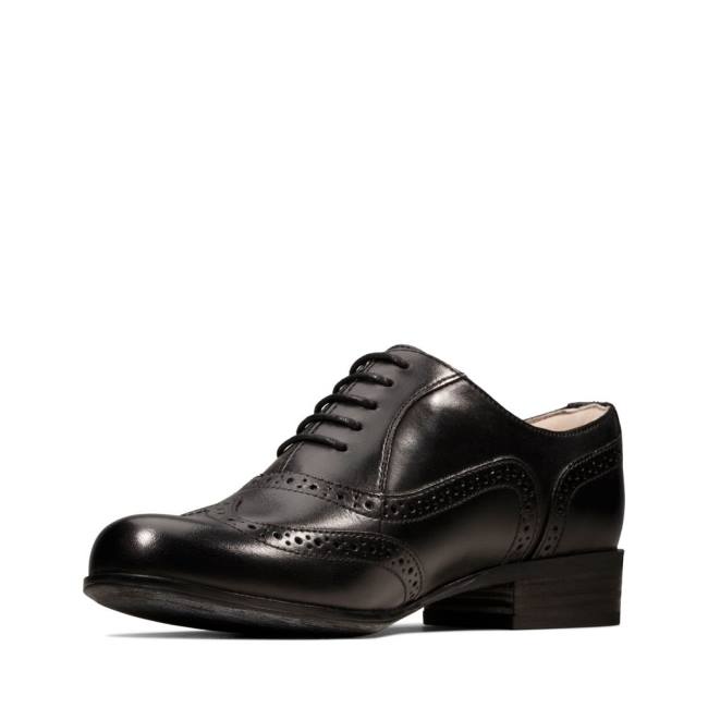 Zapatos Brogue Clarks Hamble Oak Mujer Negras | CLK532VZR