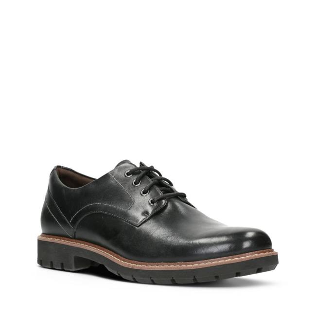 Zapatos Negros Clarks Batcombe Hall Hombre Negras | CLK894RDC