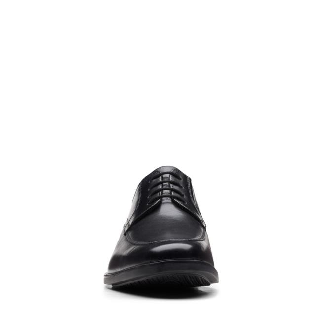 Zapatos Negros Clarks Howard Apron Hombre Negras | CLK901EXZ